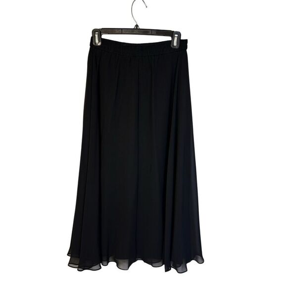 Adrianna Papell Evenings Chiffon Layered Skirt Sz. SP Black Formal Party Event - Picture 1 of 7